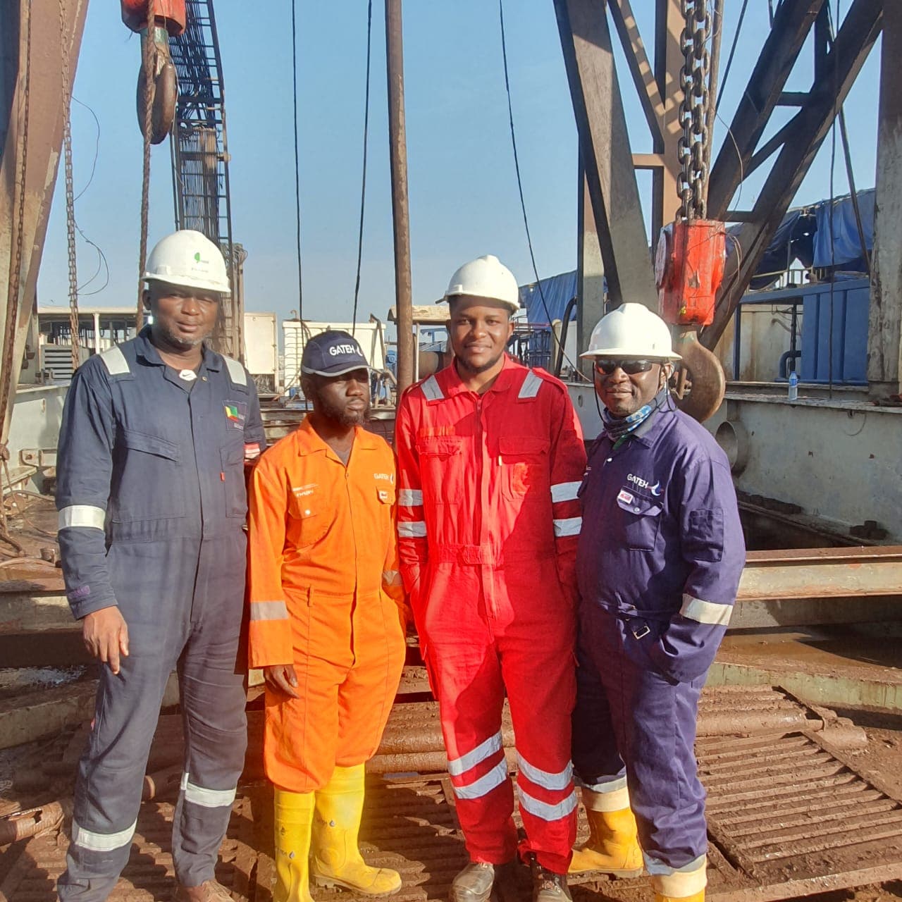 GGSL front-runner project site activity and crew coordination